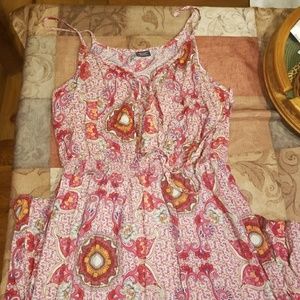 Long patterned dress